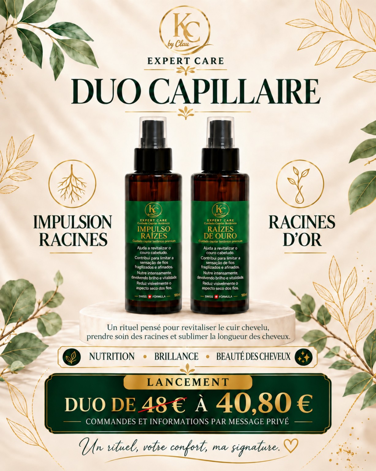Affiche originale KC by Clau : Duo Capillaire