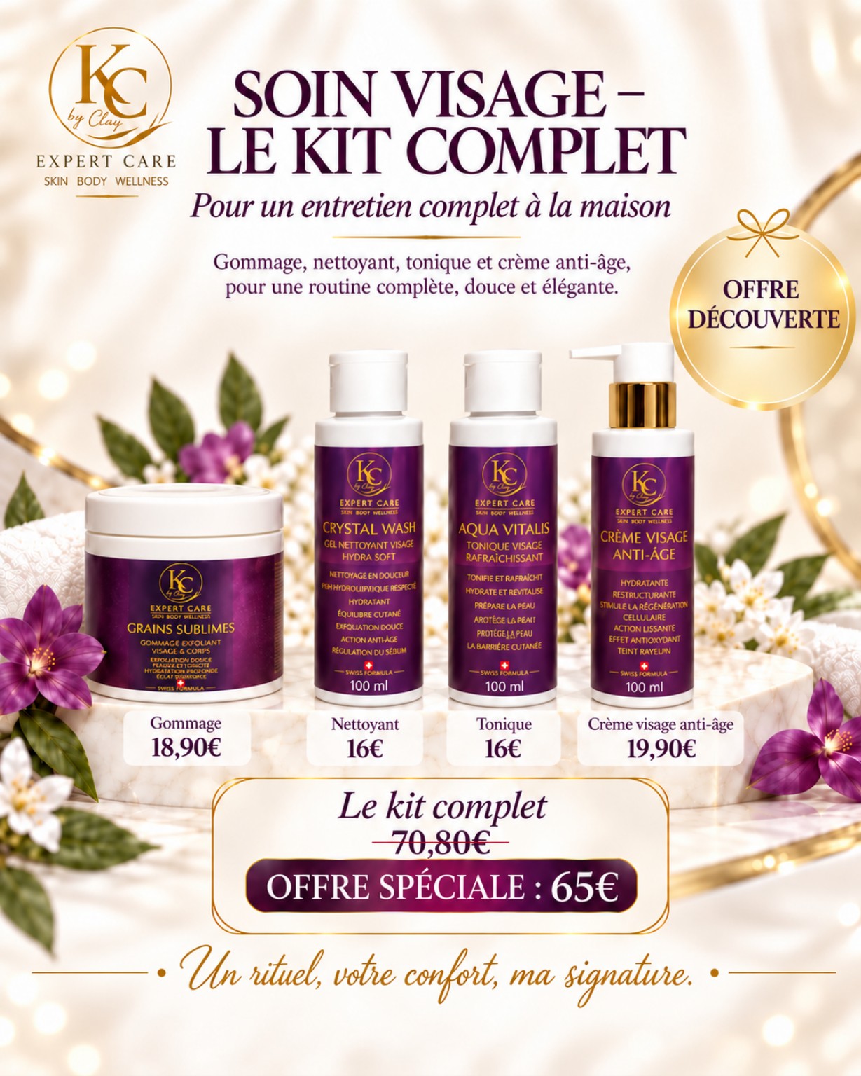 Affiche originale KC by Clau : Le Kit Visage Complet