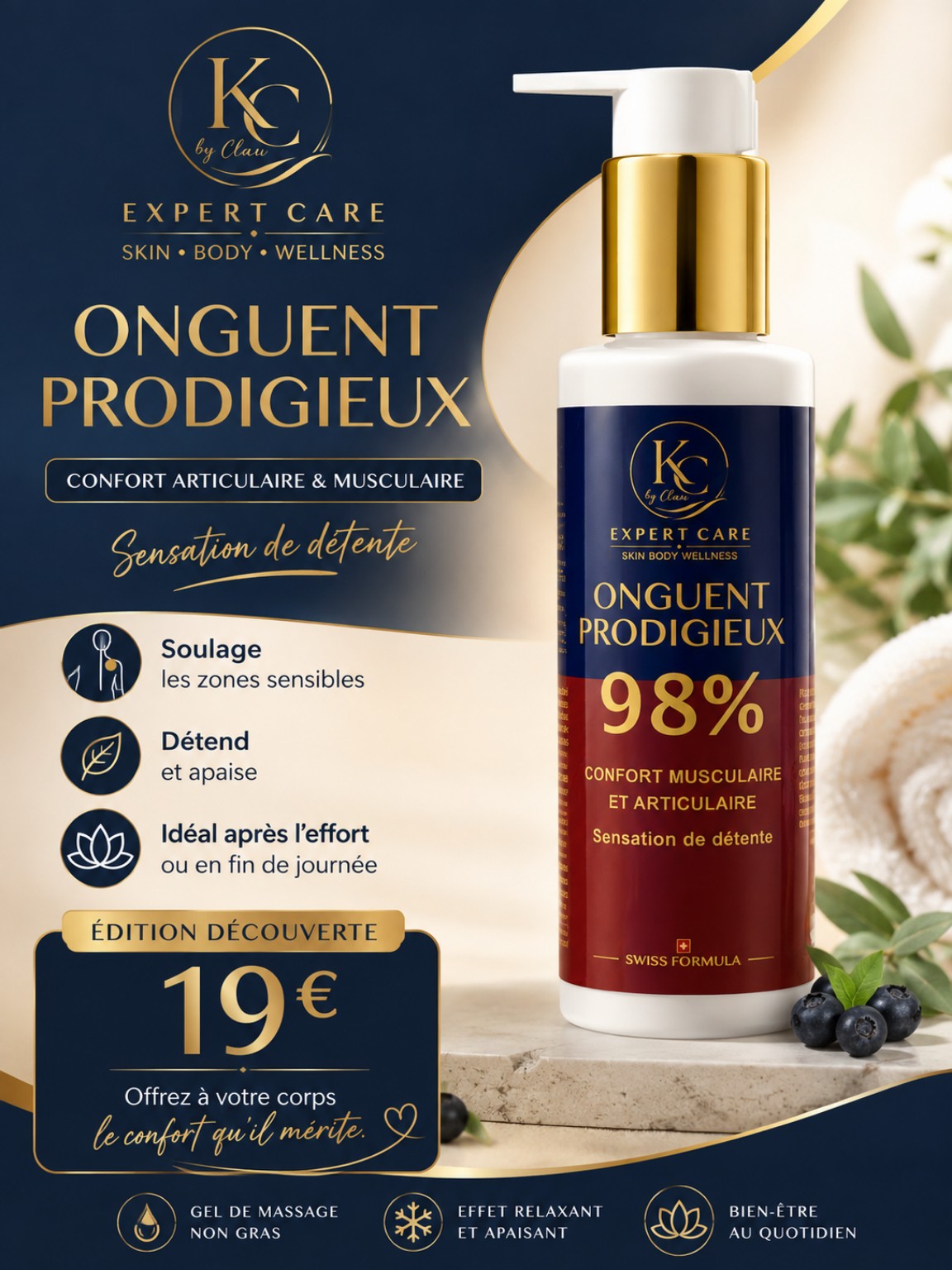 Affiche originale KC by Clau : Onguent Prodigieux